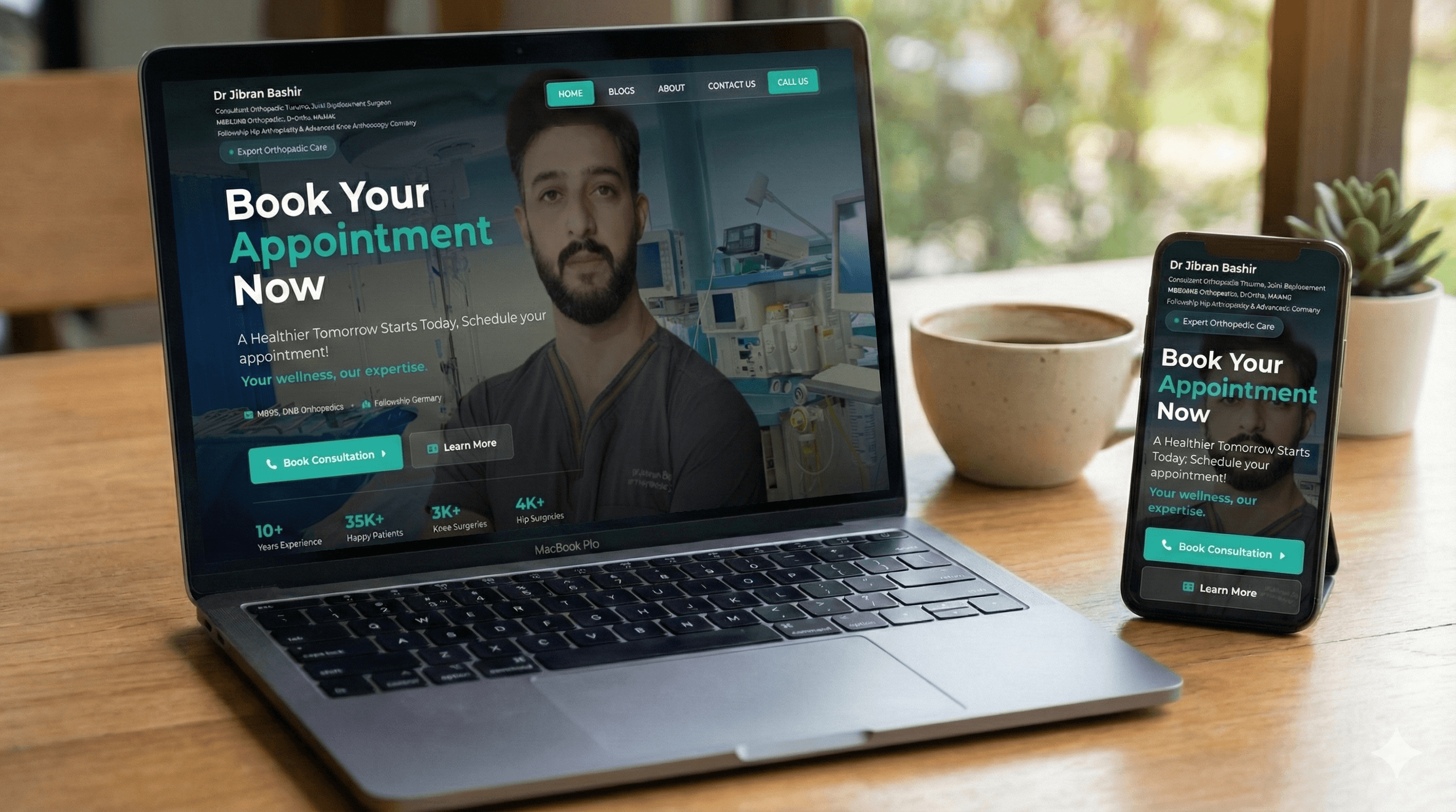 Dr. Jibran Bashir – Orthopedic Care Website